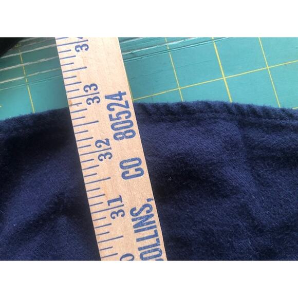 CQR Mens Tactical 2XL Long Sleeved Navy Flannel Button Front Pocket - Picture 6 of 7